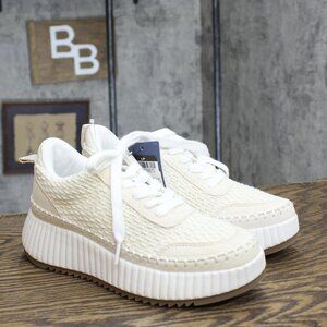 Universal Thread Persephone Sneakers Memory Foam Insole Light Beige Brown 5.5M